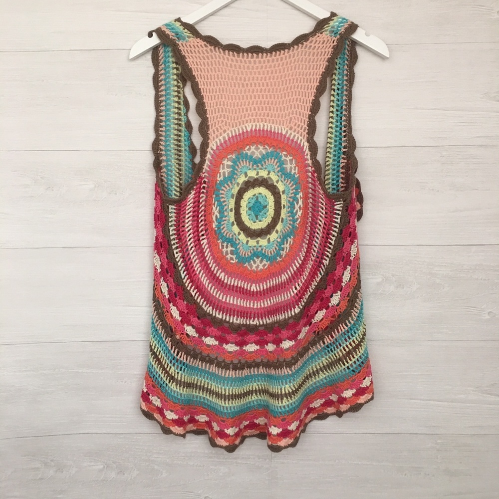 Mandala Festival Crocheted Vest